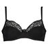 Soutien-gorge &agrave; armatures non-pr&eacute;form&eacute; Sophie, Noir
