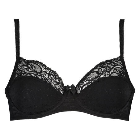Soutien-gorge &agrave; armatures non-pr&eacute;form&eacute; Sophie, Noir