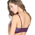 Soutien-gorge à armatures préformé longline Maya, Violet