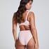 Slip taille haute Diva, Rose
