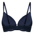 Soutien-gorge &agrave; armatures pr&eacute;form&eacute; push-up Marine, Bleu