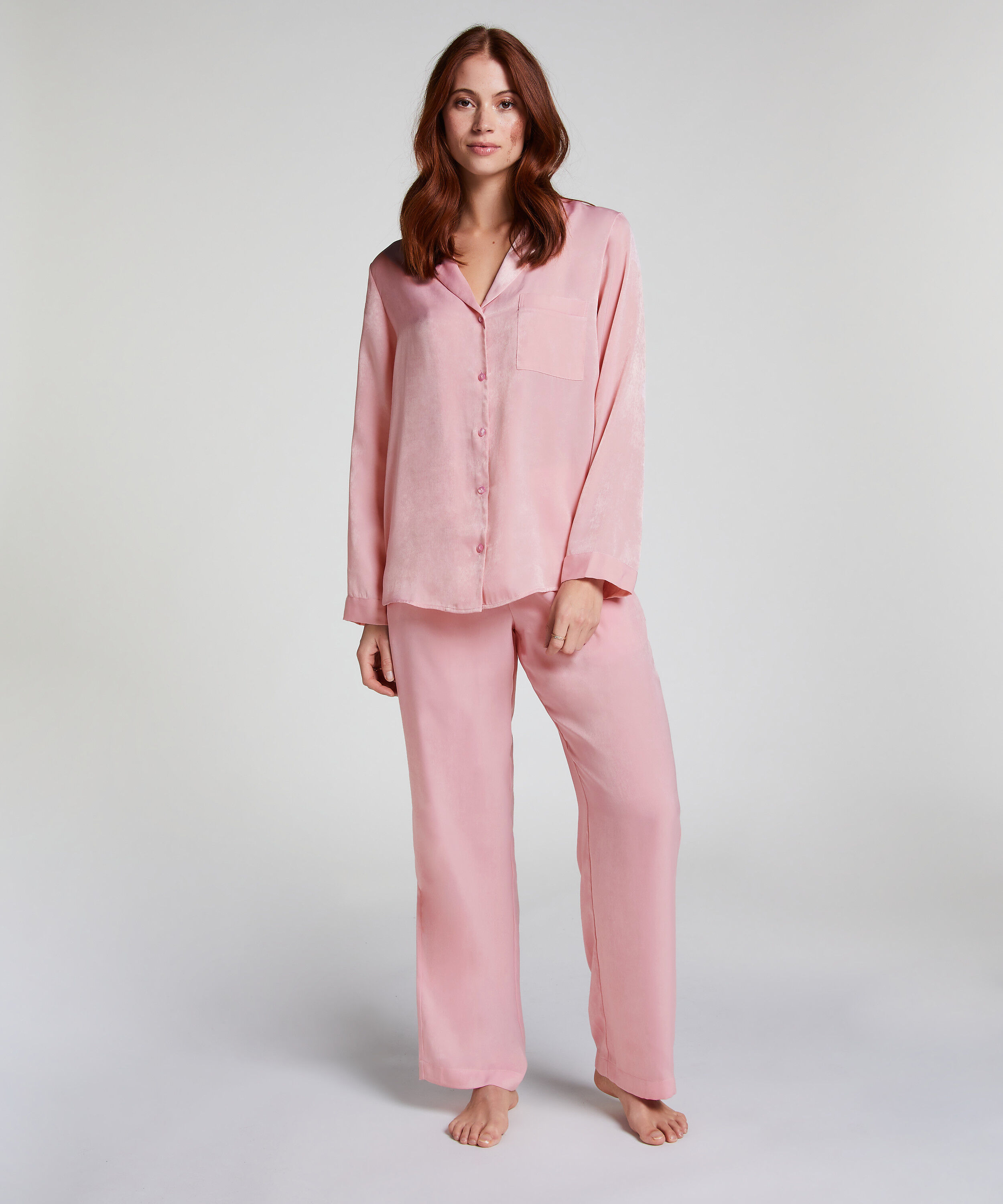 Pantalon Satin, Rose