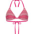 Haut de bikini triangle Cali, Rose