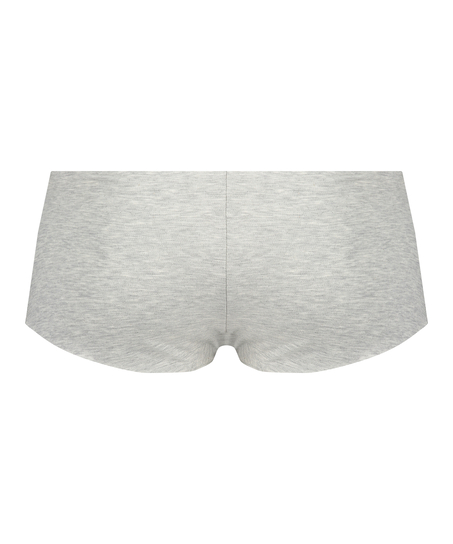 Boxer invisible en coton, Gris
