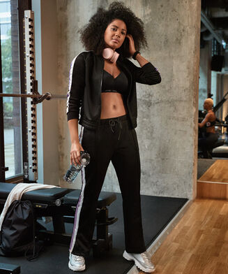 Pantalon de surv&ecirc;tement HKMX, Noir