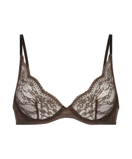 Soutien-gorge à armatures non-préformé Isabelle, Marron