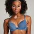 Soutien-gorge &agrave; armatures pr&eacute;form&eacute; Plunge, Bleu