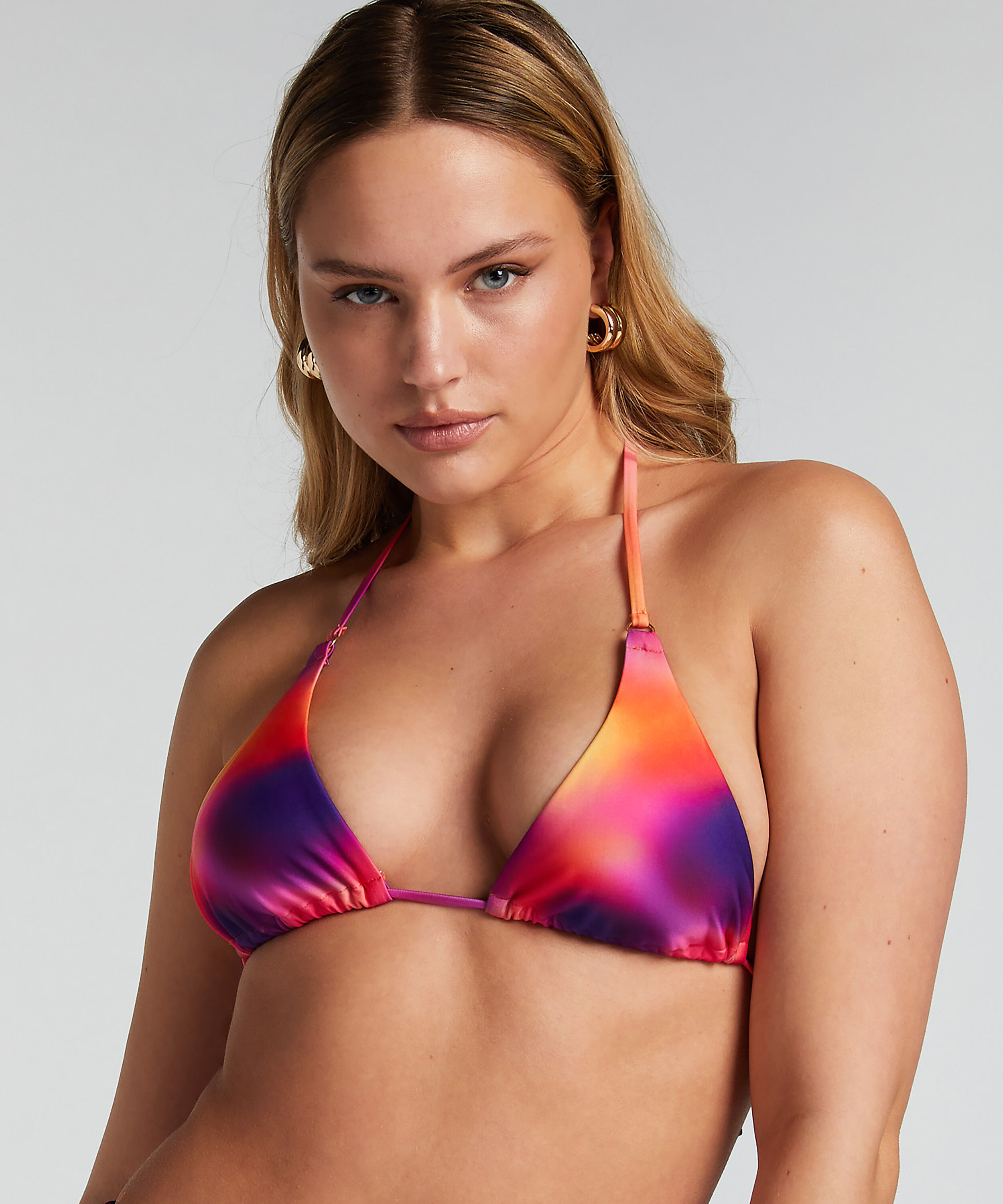 Triangle Haut de bikini Sunset, Violet
