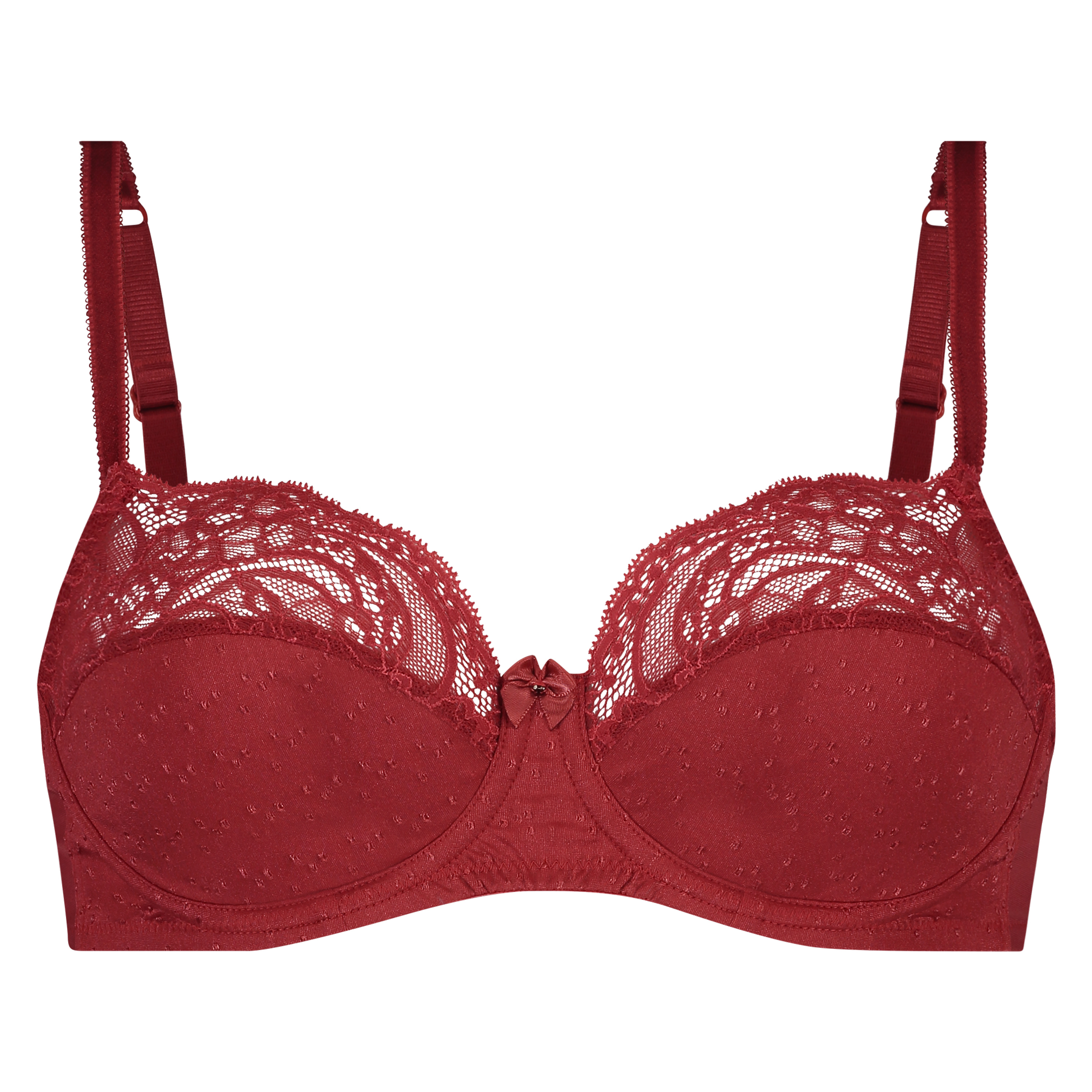 Soutien-gorge à armatures non-préformé Sophie, Rouge, main