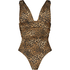 Maillot de bain Leopard, marron