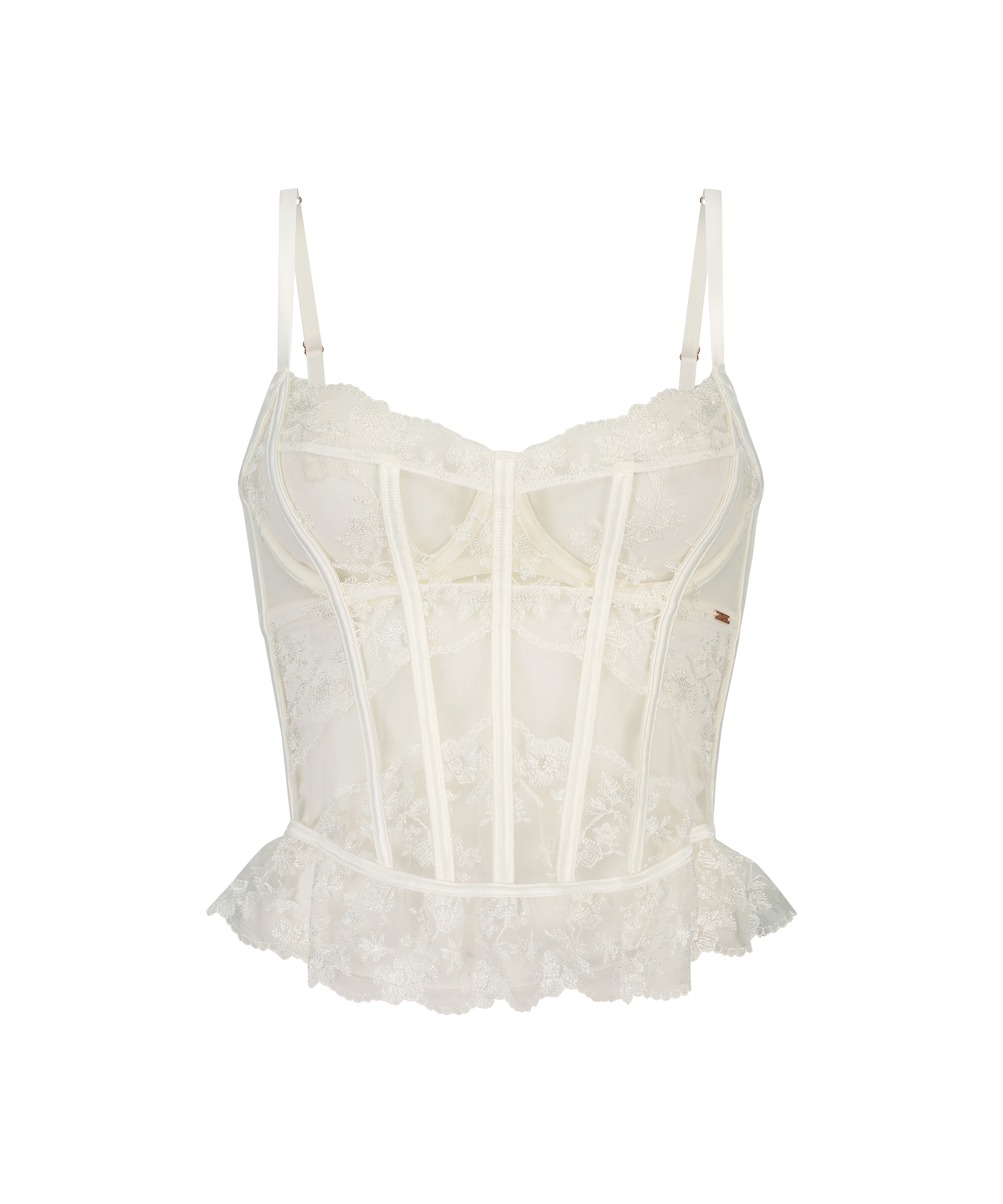 Bustier Steph, Blanc, main