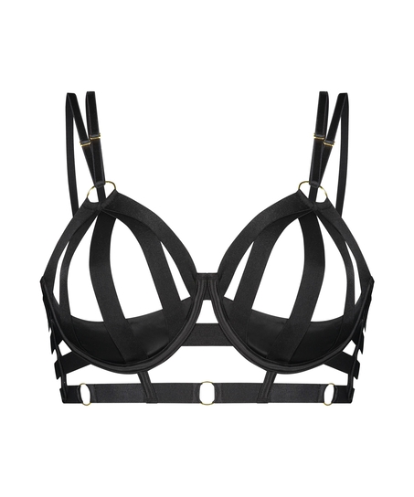 Soutien-gorge à armature non-préformée Athena, Noir