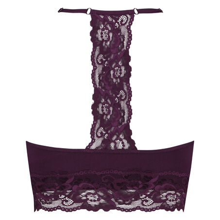 Croptop longline sans coutures Maria, Violet