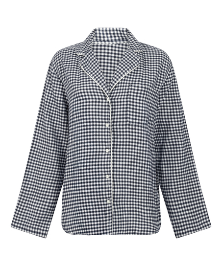 Haut de pyjama Flanel Essentials, Bleu