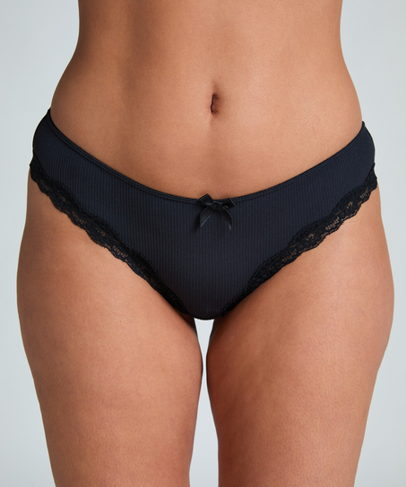 Slip brésilien Lola, Noir