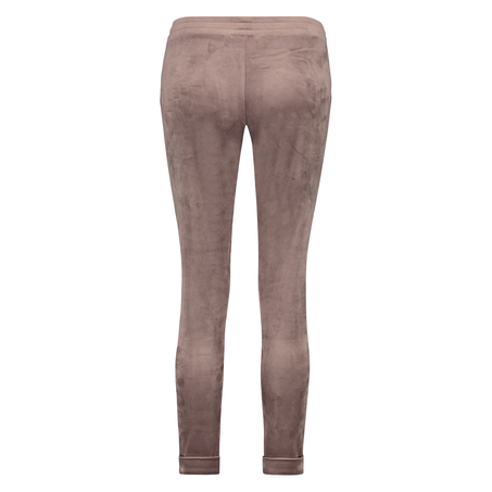 Pantalon de jogging Velours, marron
