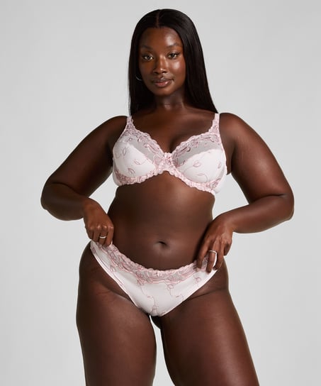 Slip br&eacute;silien Diva, Rose