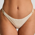 Slip de Bikini Crochet, Blanc