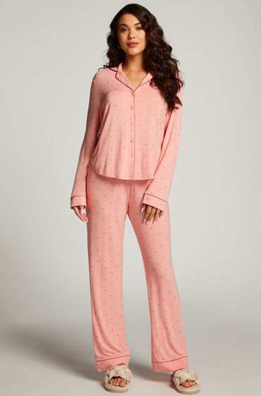 hunkemöller ensemble de pyjama rose