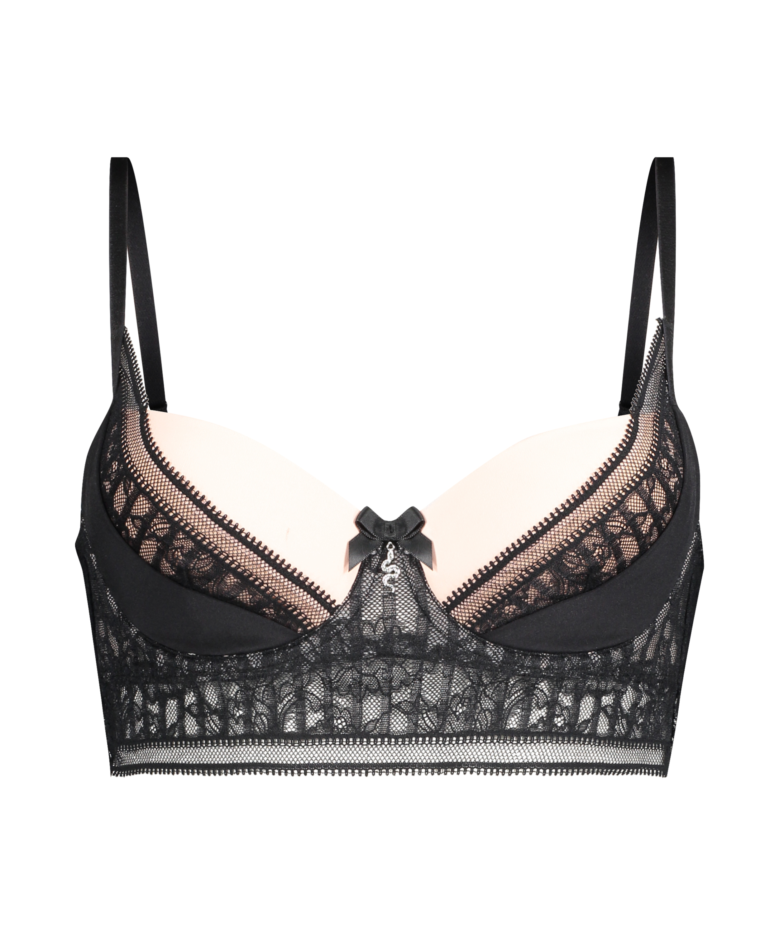 Soutien-gorge rembourré à armatures Evita I AM Danielle, Noir, main