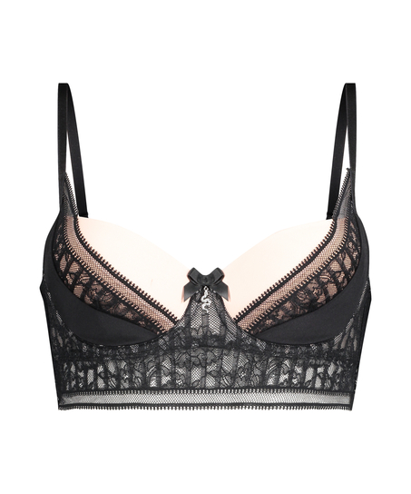 Soutien-gorge rembourré à armatures Evita I AM Danielle, Noir