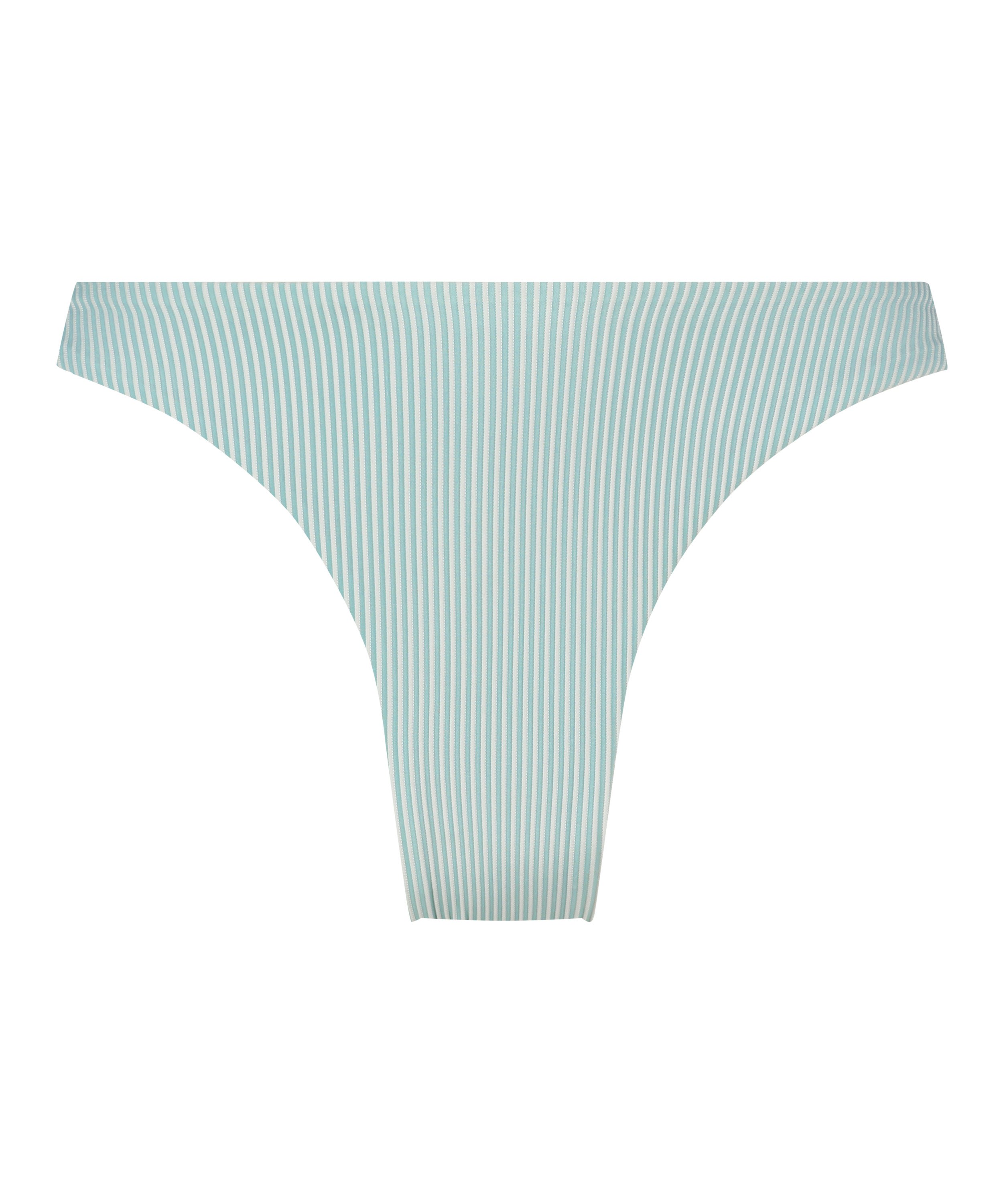 Slip de Bikini Échancrés Fiji, Bleu, main