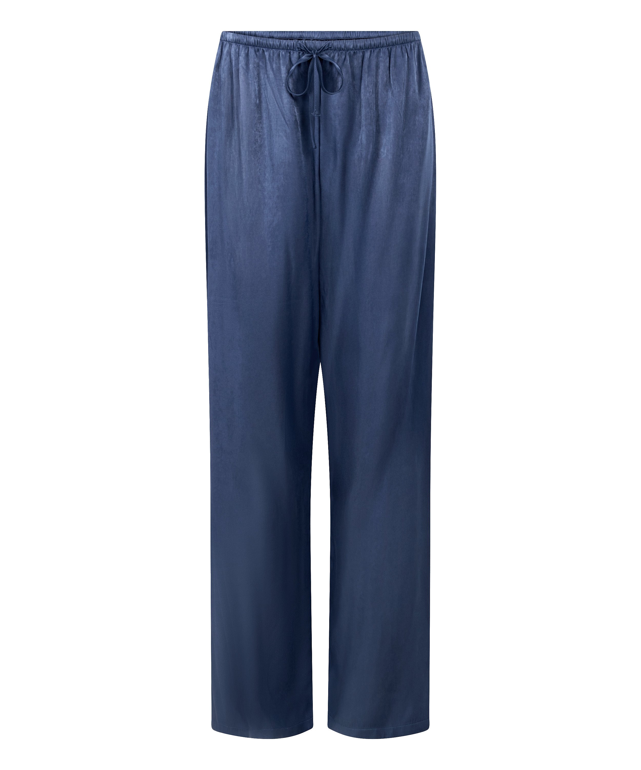 Pantalon Satin, Bleu, main