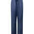 Pantalon Satin, Bleu