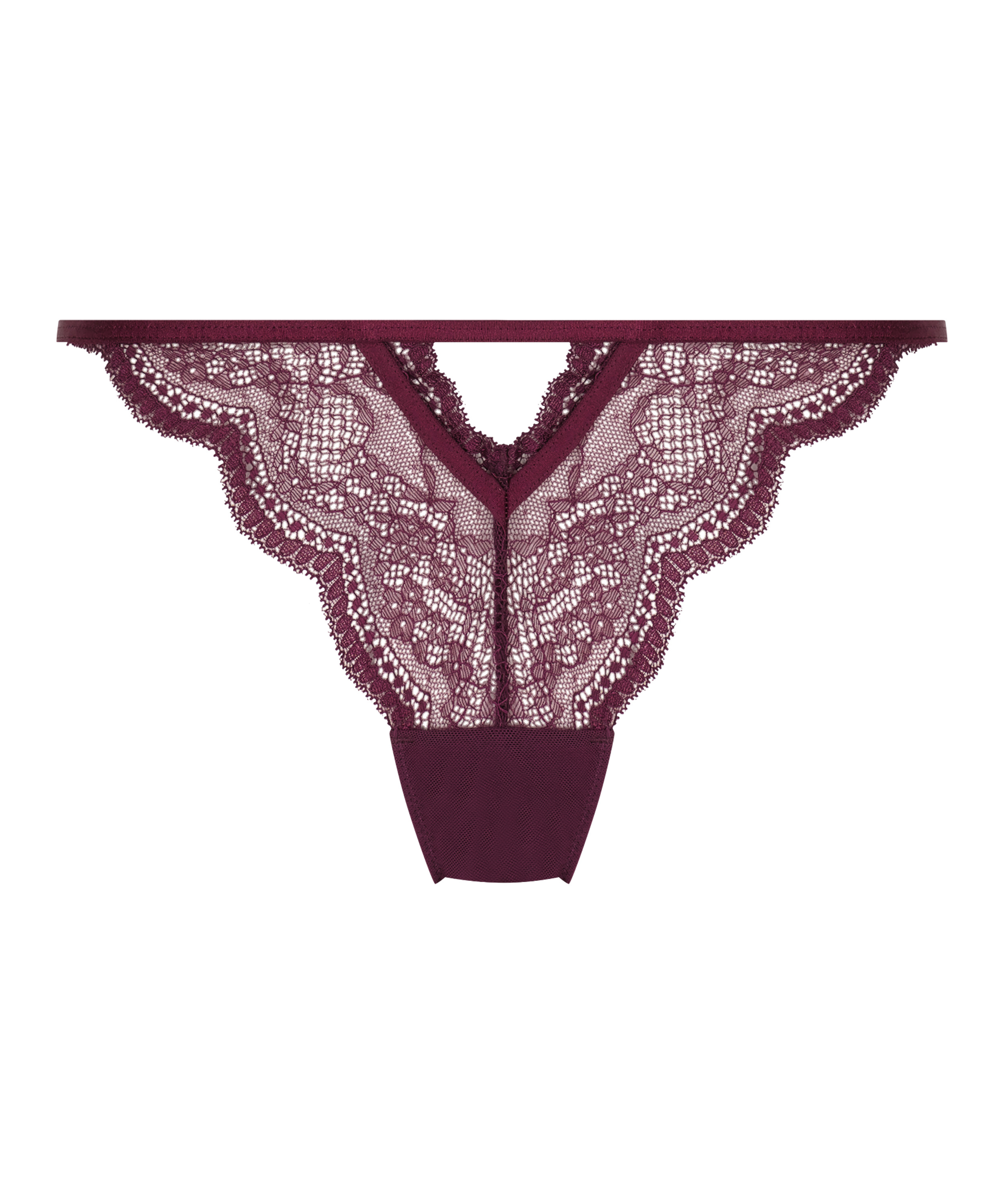 Slip brésilien Isabelle, Violet, main