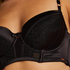 Soutien-gorge &agrave; armatures pr&eacute;form&eacute; Nicole, Noir