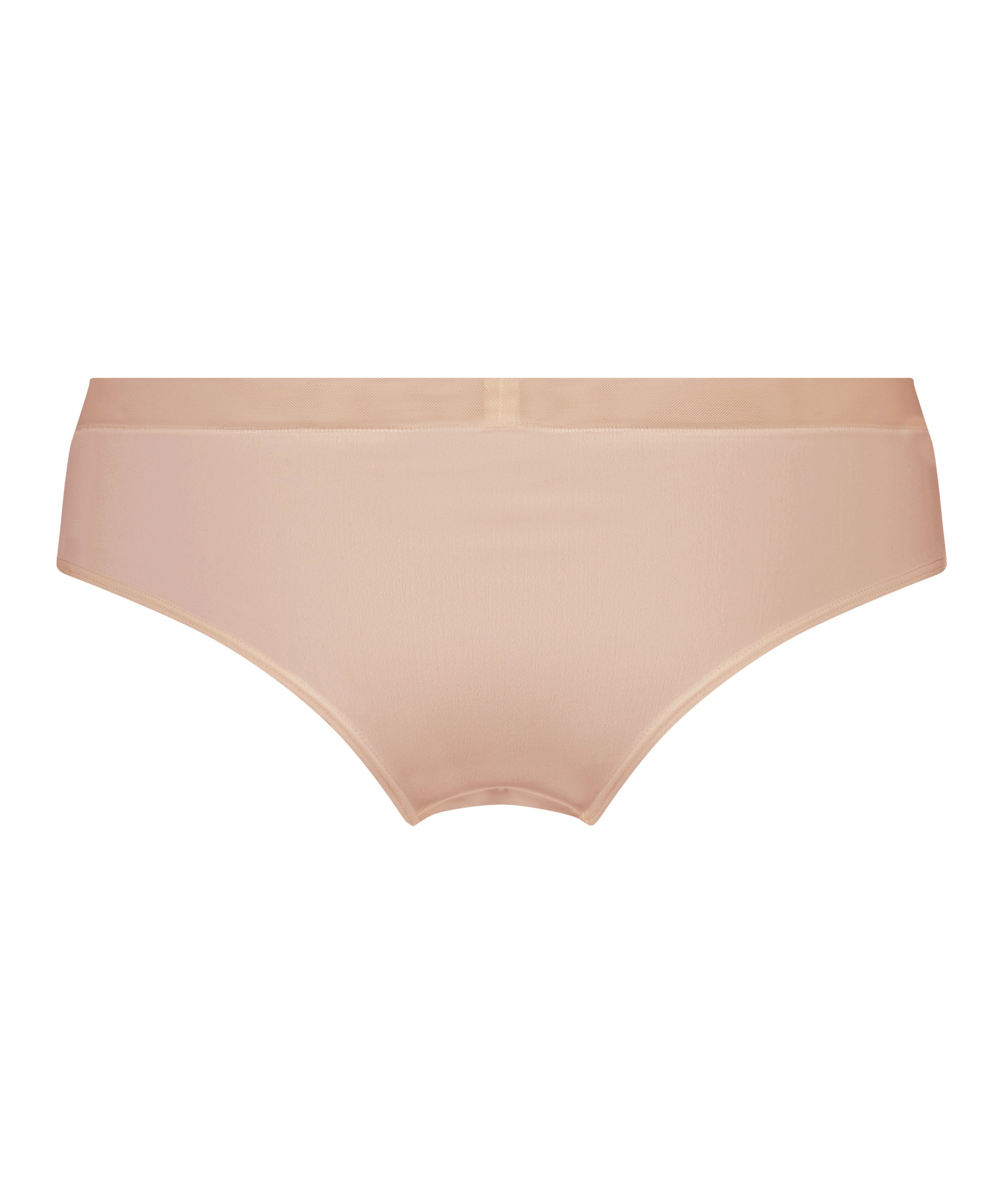 Slip brésilien Mesh, Beige, main