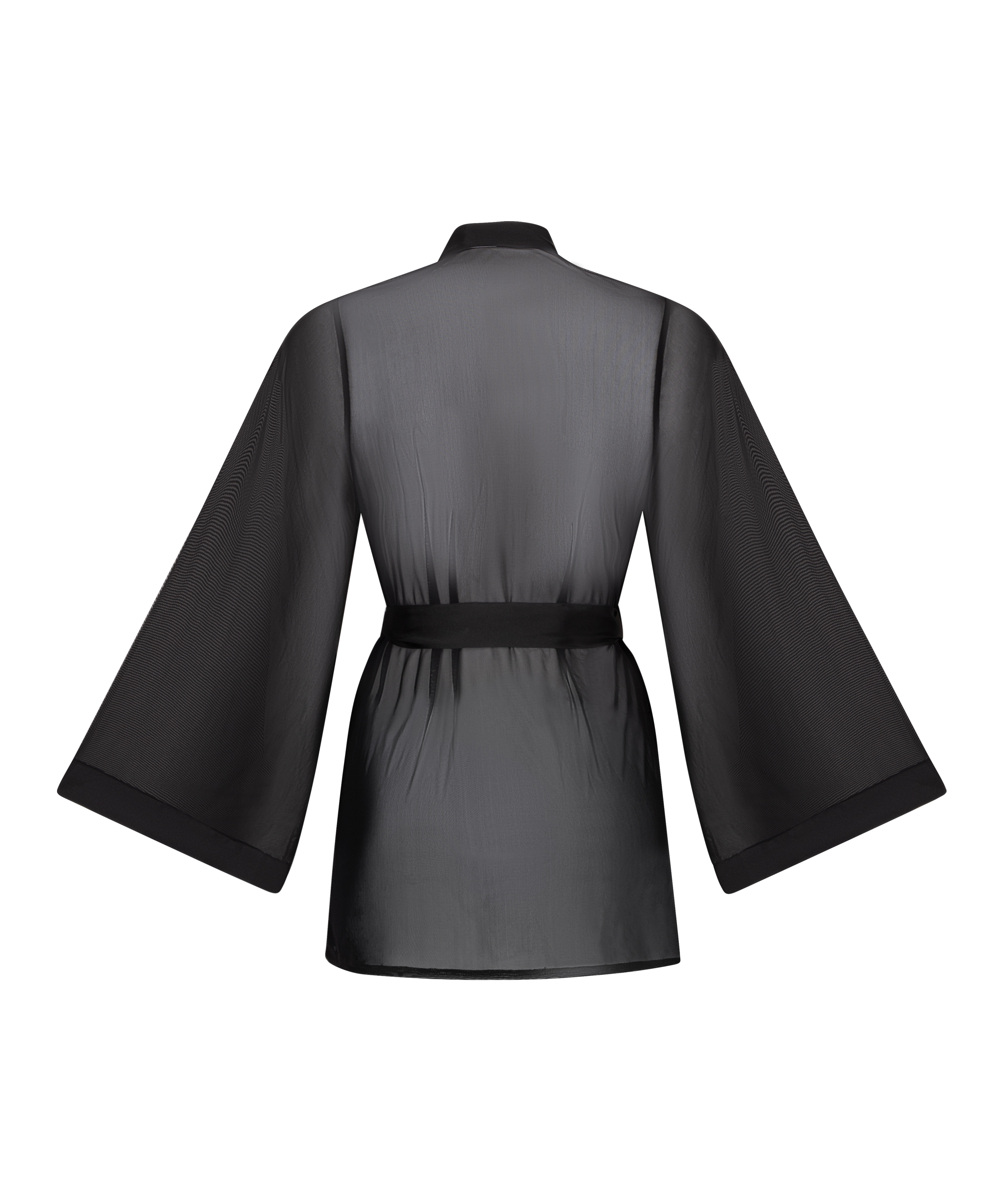 Kimono Maxime Tulle, Noir, main