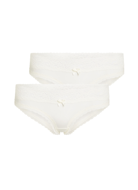 Lot de 3 culottes brésiliennes Dakota, Blanc