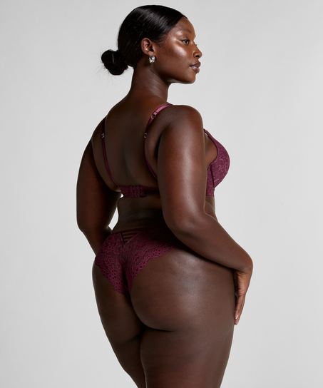 Soutien-gorge push-up &agrave; armatures pr&eacute;form&eacute; Isadora, Rouge