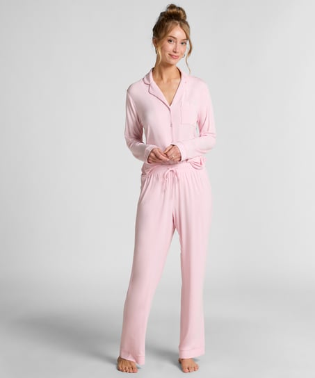 Pantalon en jersey Essential, Rose