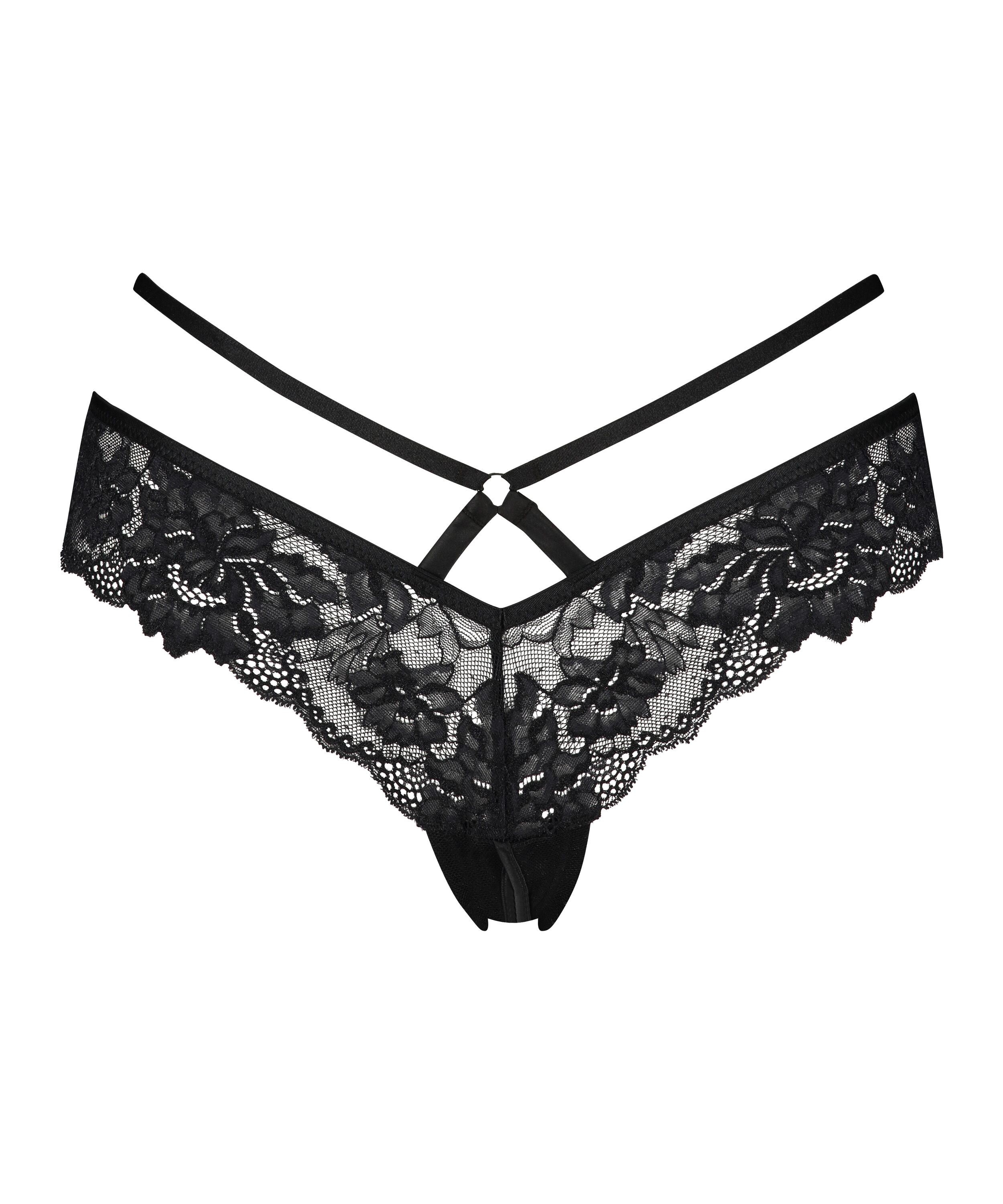 Slip Brésilien Lipsy Emilea Noir/nu Taille UK 24 - Neuf Avec étiquettes - Pour Femme