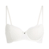 Soutien-gorge à armatures préformé Marine, Blanc