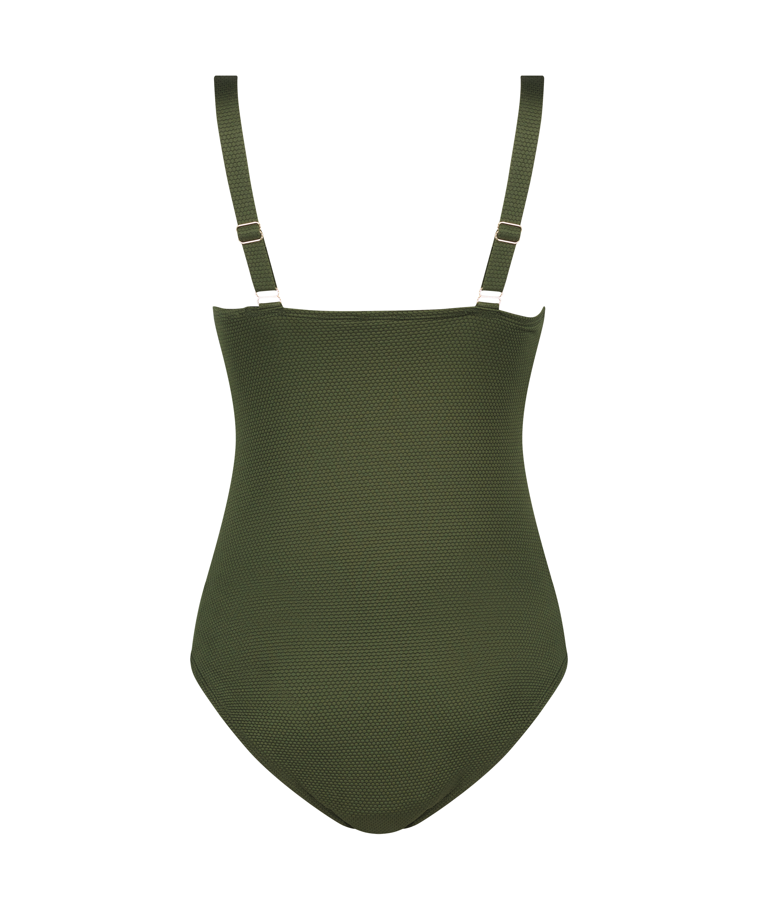 Maillot de bain Scallop, Vert, main