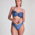 Haut de bikini Sardinia, Bleu