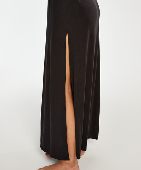 Robe de plage en jersey, Noir