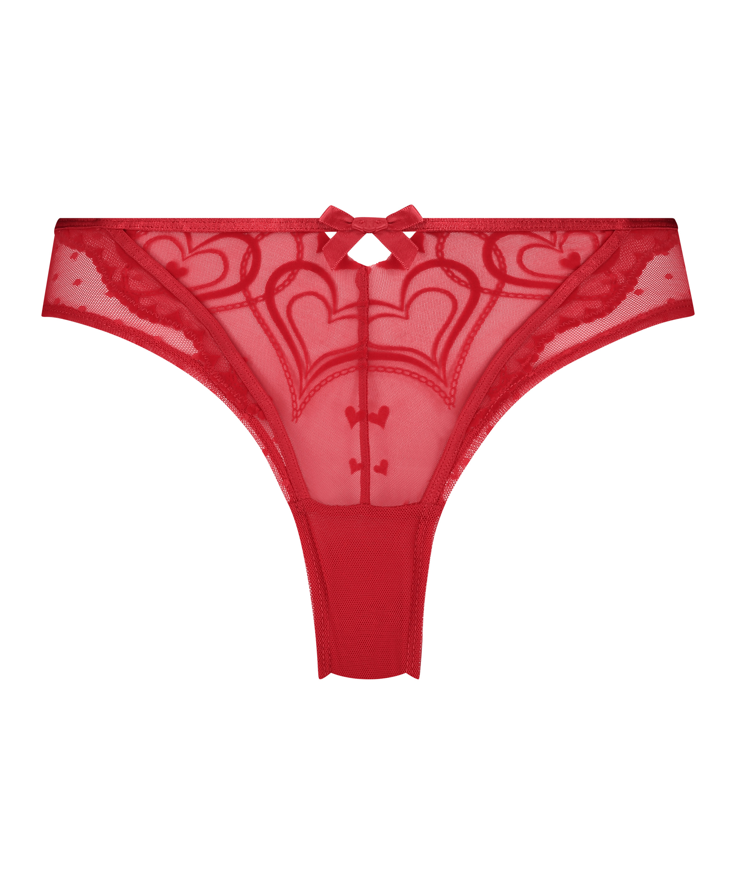 Slip brésilien Pippa, Rouge, main