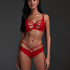 Soutien-gorge à armatures non-préformé Sosha, Rouge
