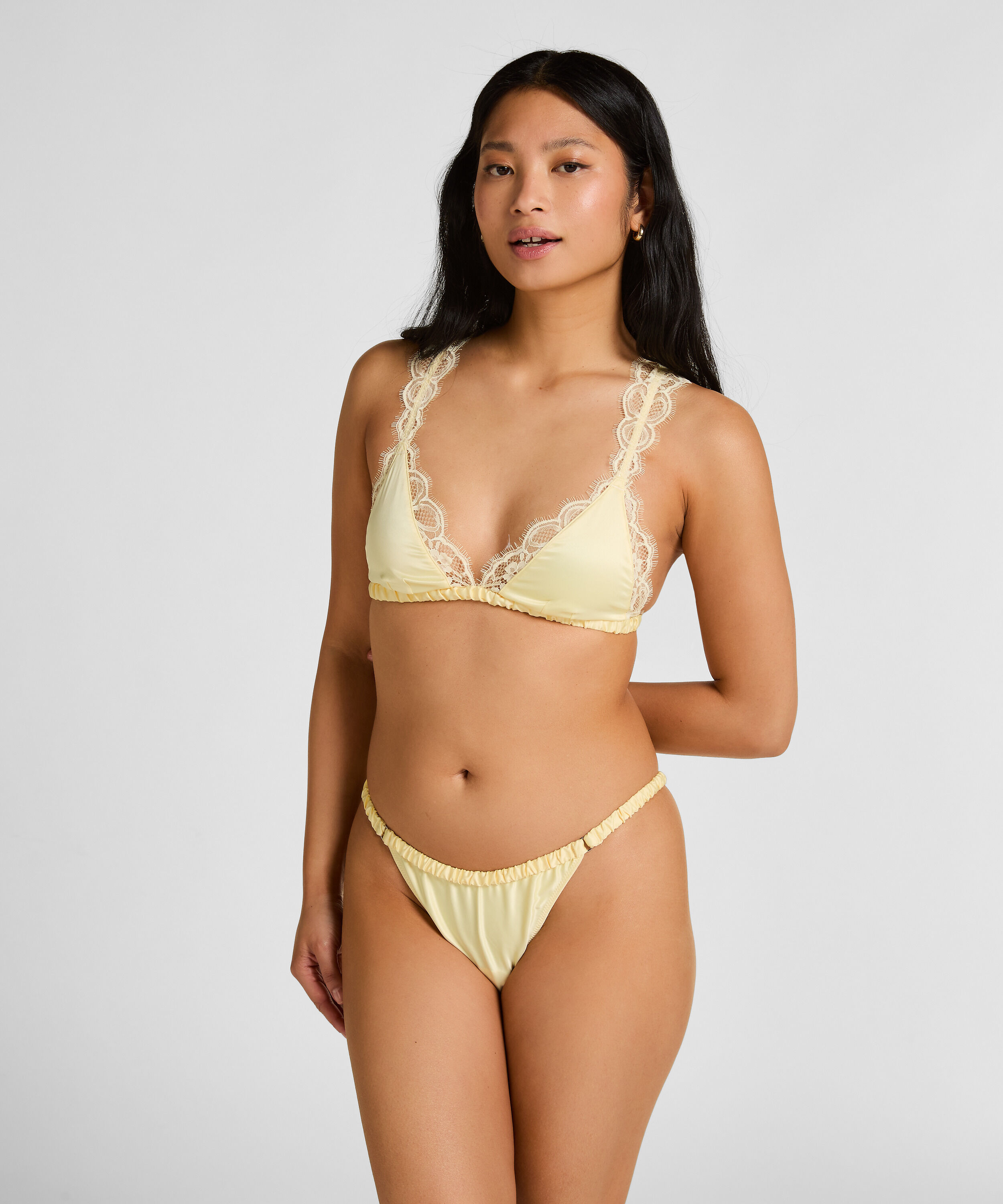 Highleg Brazilian Eva, Jaune Highleg Brazilian Eva, Jaune