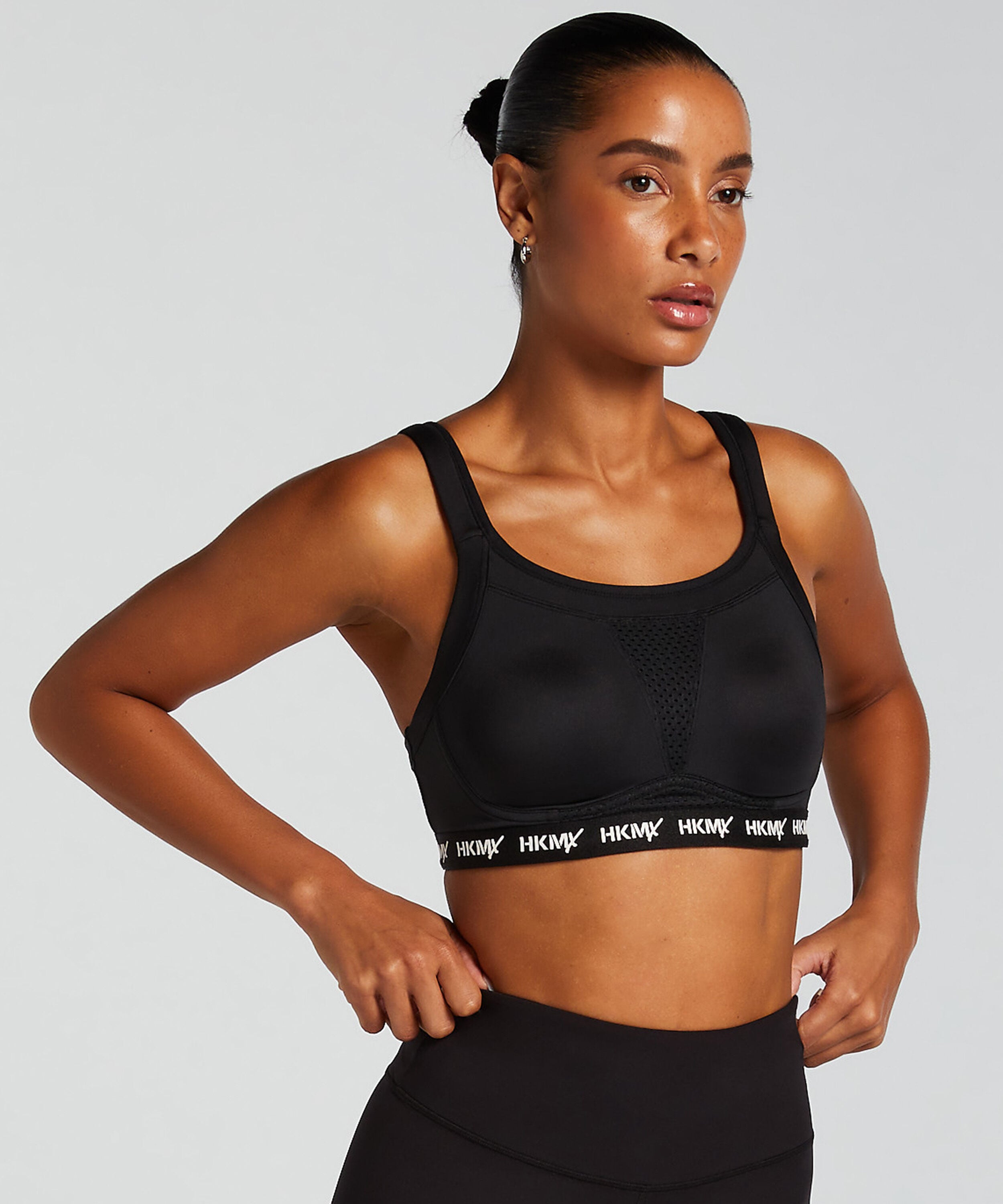 Soutien-gorge de sport HKMX The Elite Level 3, Noir