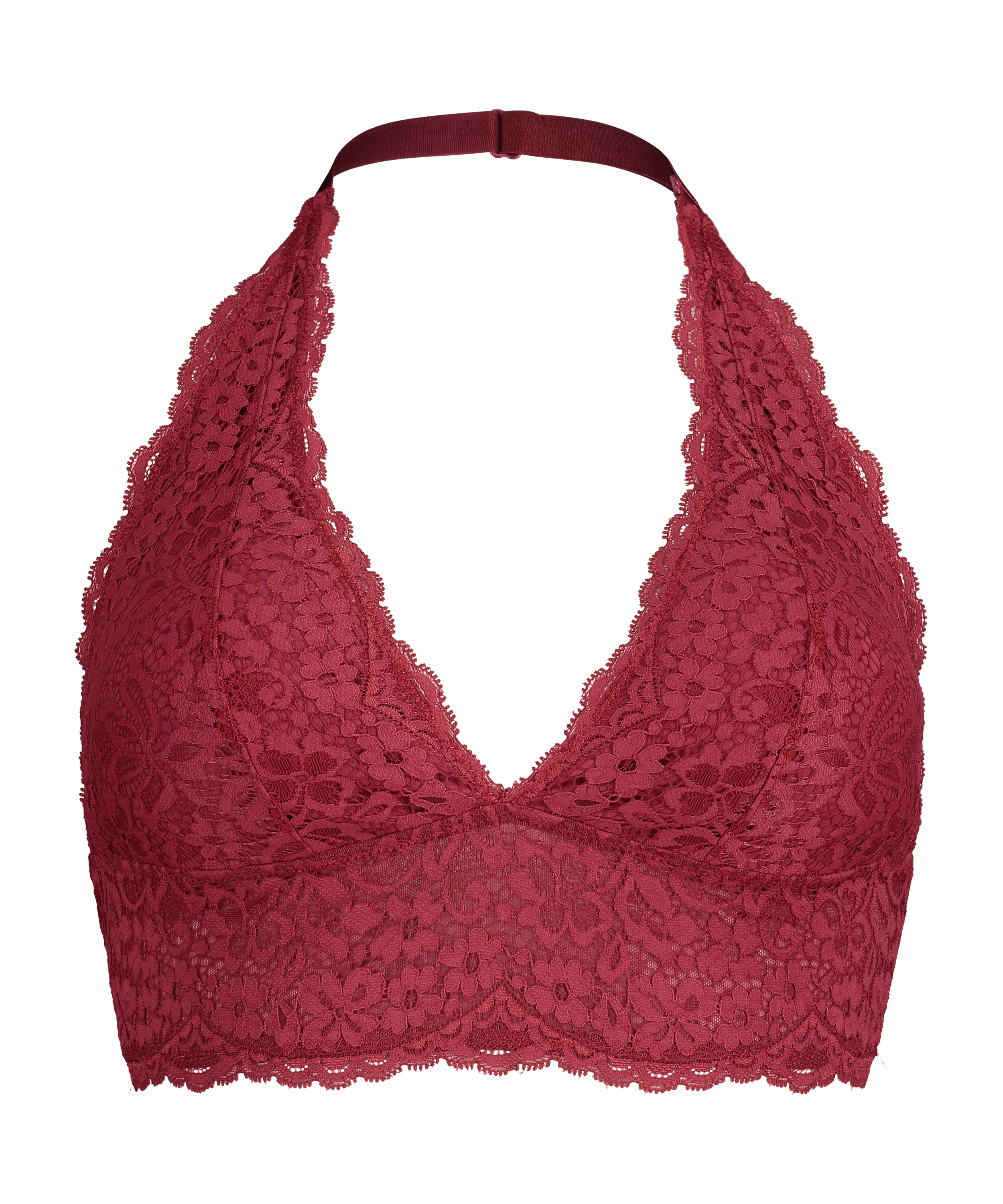 Brassière Rose, Rouge, main