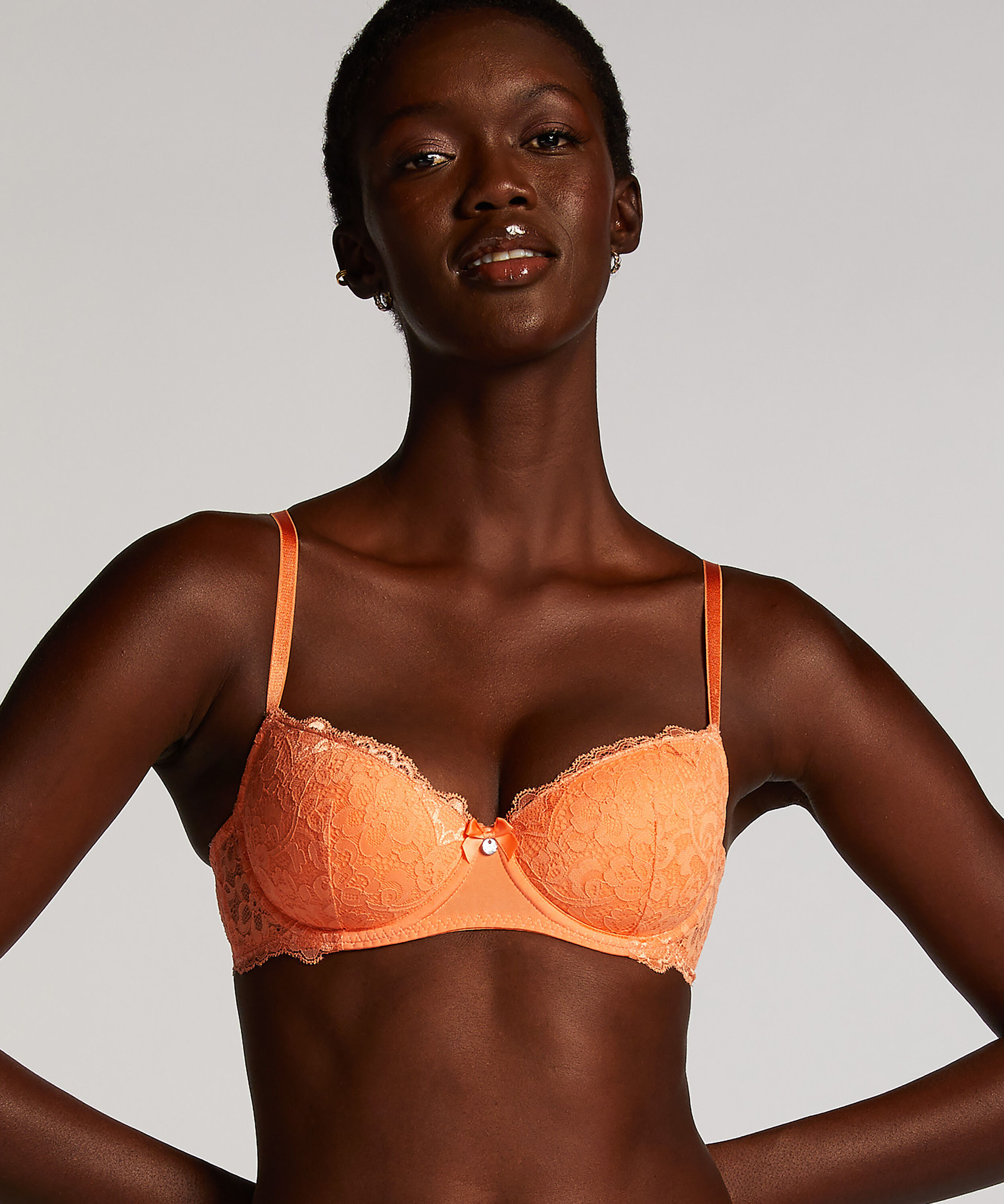 Soutien-gorge à armatures préformé Marine, Orange Soutien-gorge à armatures préformé Marine, Orange
