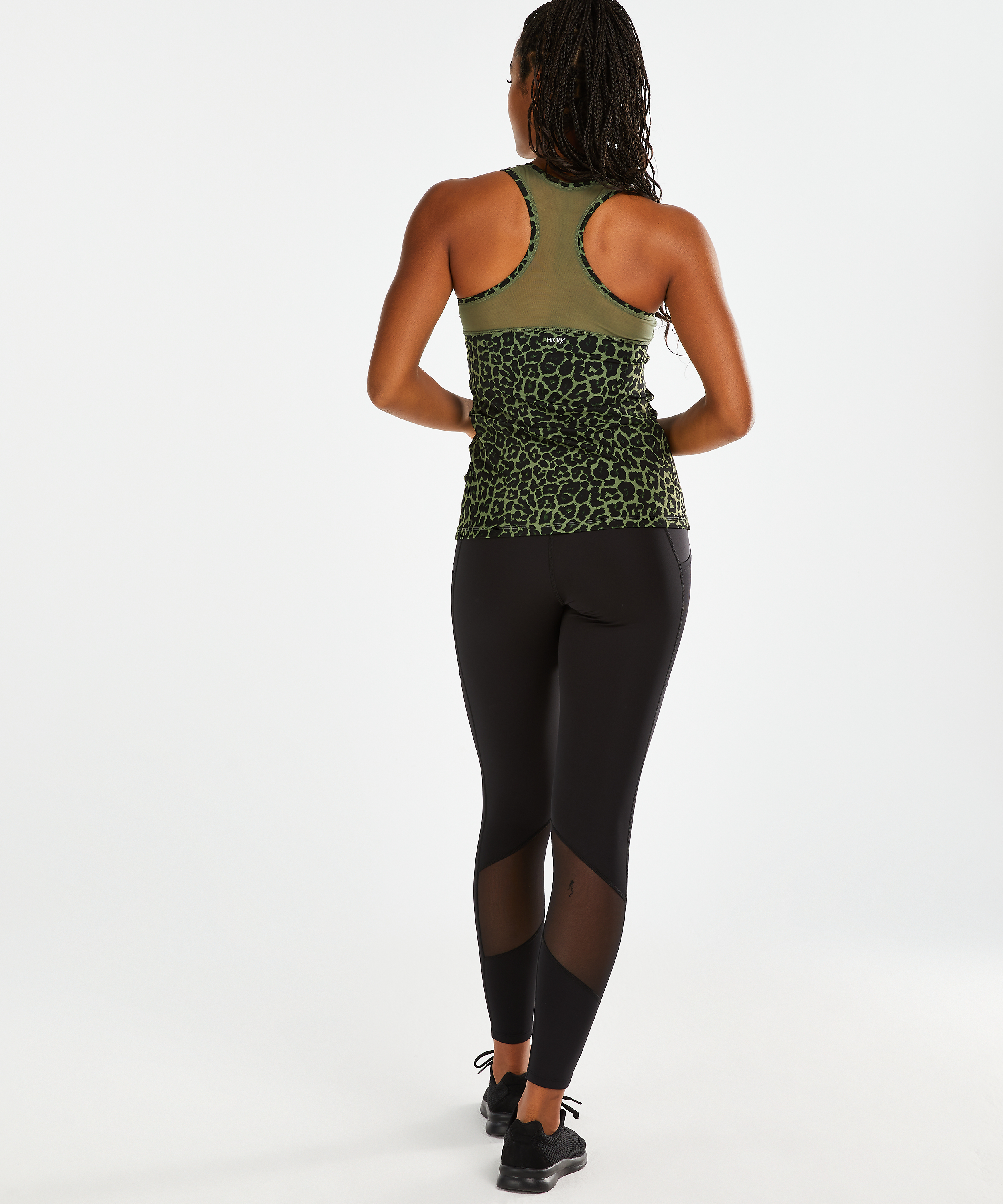 HKMX Sport slim fit débardeur, Vert, main