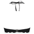 Haut de bikini à armatures à effet push-up préformé Scallop Taille A - E, Noir