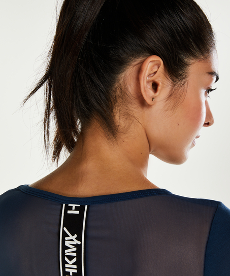 T-shirt de sport HKMX mesh, Bleu