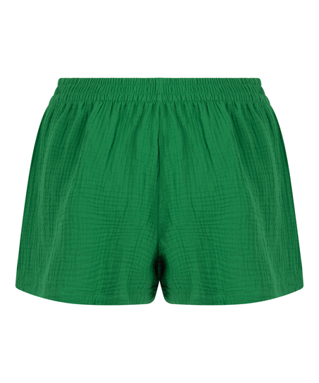 Short en mousseline, Vert